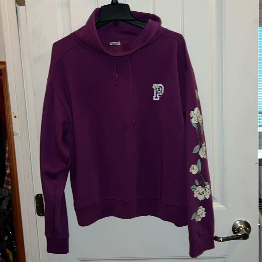 NWOT PINK Victoria Secret purple track suit set. Both XL